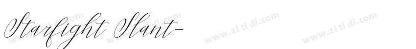 Starfight Slant字体转换 Starfight Slant字体转换